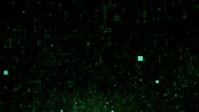 Digital Matrix of Numbers and Letters in a Futuristic Green Grid - Powered by Shutterstock - Get 15% off with code: PIKWIZARD15