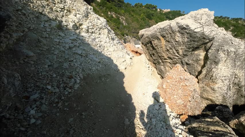View of the sea and coast in Zakynthos island, Greece 