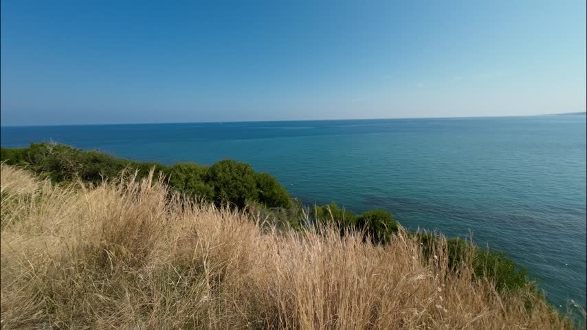 View of the sea and coast in Zakynthos island, Greece 