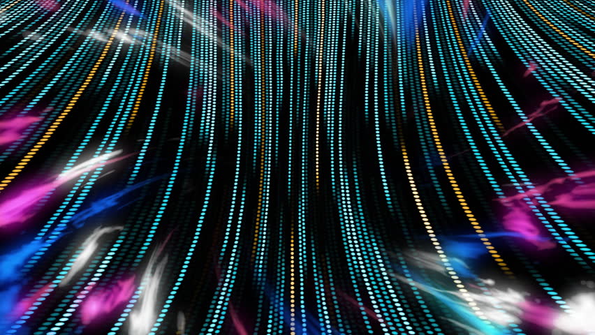 Pulse causing turquoise strands cascading while light streaks arcing to illustrate data flow in 3D. Abstract, digital art, futuristic, motion, technology, neon, dynamic - Powered by Shutterstock - Get 15% off with code: PIKWIZARD15