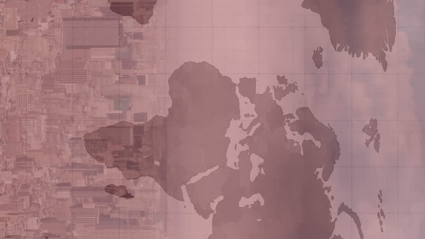 Animation of world map with red covid 19 pandemic points over cityscape on red background. global coronavirus covid 19 pandemic concept digitally generated video. - Powered by Shutterstock - Get 15% off with code: PIKWIZARD15