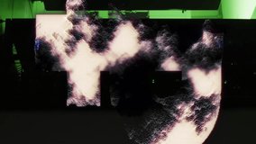 Pound symbol spinning against computer server room in background. global economy and business technology concept - Powered by Shutterstock - Get 15% off with code: PIKWIZARD15