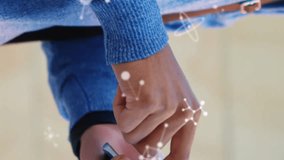 Animation of clock moving over businessman using smartphone. global business and digital interface concept digitally generated video. - Powered by Shutterstock - Get 15% off with code: PIKWIZARD15