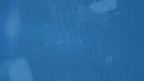 Animation of data processing and city over dices. global business and digital interface concept digitally generated video. - Powered by Shutterstock - Get 15% off with code: PIKWIZARD15