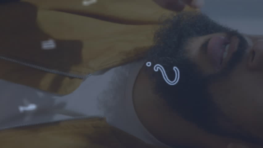 Animation of blue and pink spots over diverse businesspeople in office. Global connections business digital interface technology and networking concept digitally generated video. - Powered by Shutterstock - Get 15% off with code: PIKWIZARD15