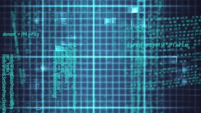 Animation of bar graph icon and heart rate monitor against data processing on blue background. Medical research and science technology concept - Powered by Shutterstock - Get 15% off with code: PIKWIZARD15