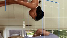 Animation of financial data processing over diverse couple moving house. Global lifestyle, finances and digital interface concept digitally generated video. - Powered by Shutterstock - Get 15% off with code: PIKWIZARD15
