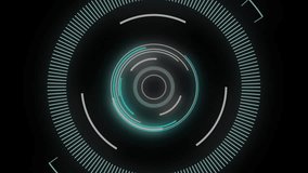 Animation of scope scanning over data processing. Global connections digital interface technology and networking concept digitally generated video. - Powered by Shutterstock - Get 15% off with code: PIKWIZARD15