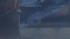 Animation of digital icons over african american woman using smartphone at a cafe. Computer interface and business technology concept - Powered by Shutterstock - Get 15% off with code: PIKWIZARD15