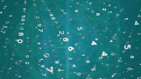 Animation of network of profile icons, binary coding and light spot against blue background. Global networking and business interface technology concept - Powered by Shutterstock - Get 15% off with code: PIKWIZARD15