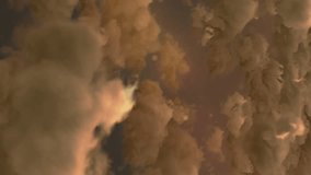 Animation of data processing over sky with clouds. Global technology, computing and digital interface concept digitally generated video. - Powered by Shutterstock - Get 15% off with code: PIKWIZARD15