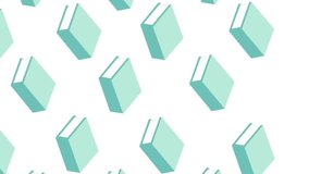 Animation of notebook cons floating over question mark on white background. Education, learning, school and data processing concept digitally generated video. - Powered by Shutterstock - Get 15% off with code: PIKWIZARD15