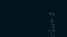 Animation of finacial data processing with mathematical equations on black background. Business, finances, computing and digital interface concept digitally generated video. - Powered by Shutterstock - Get 15% off with code: PIKWIZARD15