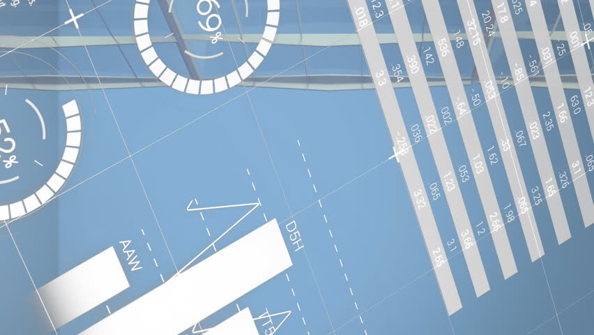 Animation of statistics with data processing over cityscape. Global business, finance and data processing concept digitally generated video. - Powered by Shutterstock - Get 15% off with code: PIKWIZARD15