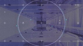 Animation of viewfinder and math formulas over servers. Data processing, communication, math, informatics and technology concept digitally generated video. - Powered by Shutterstock - Get 15% off with code: PIKWIZARD15