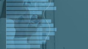 Animation of financial data processing over diverse businesspeople discussing together at office. Global finance and business data technology concept - Powered by Shutterstock - Get 15% off with code: PIKWIZARD15