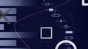 Animation of financial data processing over blue background. Global business, finances, computing and data processing concept digitally generated video. - Powered by Shutterstock - Get 15% off with code: PIKWIZARD15