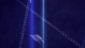 Animation of social media data processing and binary coding. Global social media, computing and data processing concept digitally generated video. - Powered by Shutterstock - Get 15% off with code: PIKWIZARD15