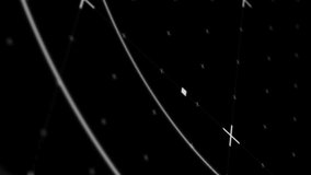 Animation of dna structure over round scanner against purple spots on black background. Medical research and science technology concept - Powered by Shutterstock - Get 15% off with code: PIKWIZARD15