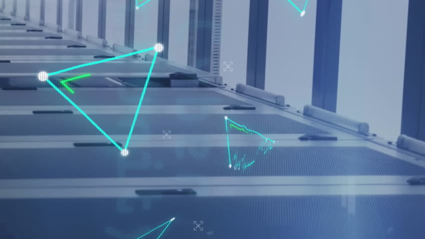 Animation of cyber security text, data processing, web globe icon scanning against server room. Cyber security and business data storage technology concept - Powered by Shutterstock - Get 15% off with code: PIKWIZARD15