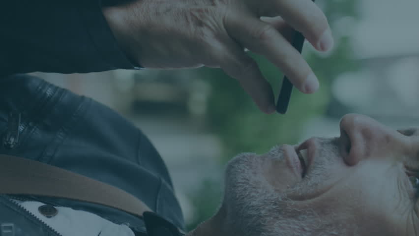 Animation of data processing over caucasian man using smartphone. Global connections, computing, digital interface and data processing concept digitally generated video. - Powered by Shutterstock - Get 15% off with code: PIKWIZARD15