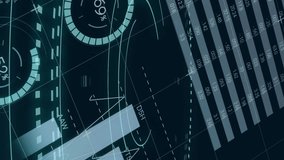 Animation of digital data processing over statistics. Global connections, computing and data processing concept digitally generated video. - Powered by Shutterstock - Get 15% off with code: PIKWIZARD15