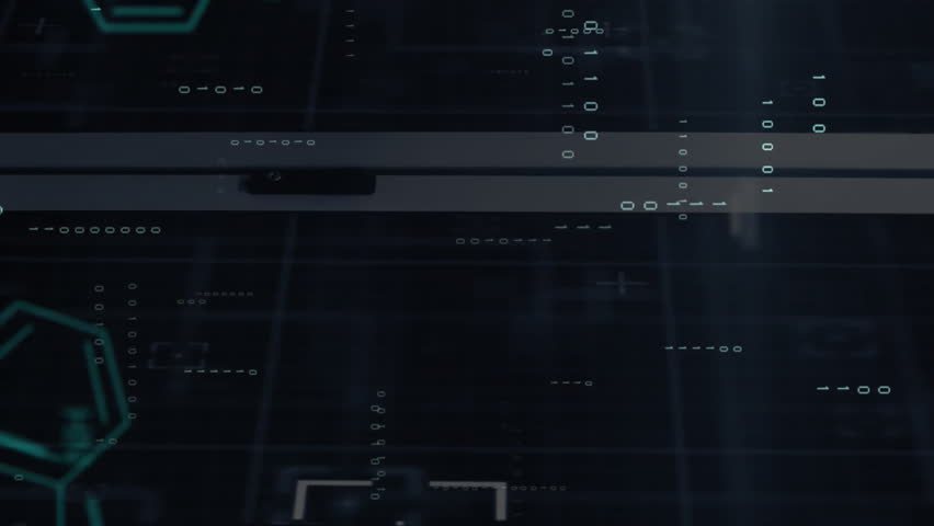 Animation of data processing and chemical formula over server room. Technology and digital interface concept digitally generated video. - Powered by Shutterstock - Get 15% off with code: PIKWIZARD15