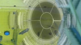 Animation of digital interface with data processing over laboratory. Global science, connections, data processing and digital interface concept digitally generated video. - Powered by Shutterstock - Get 15% off with code: PIKWIZARD15