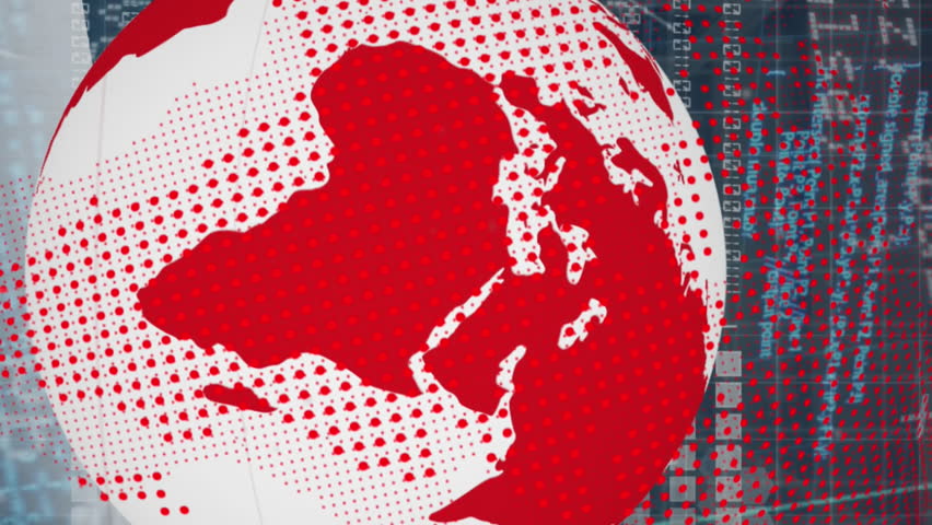 Animation of globe, data processing and hexagons in digital space. Network, connections, communication and technology concept digitally generated video. - Powered by Shutterstock - Get 15% off with code: PIKWIZARD15