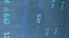 Animation of financial data processing over people portraits. Global finances, computing and digital interface concept digitally generated video. - Powered by Shutterstock - Get 15% off with code: PIKWIZARD15