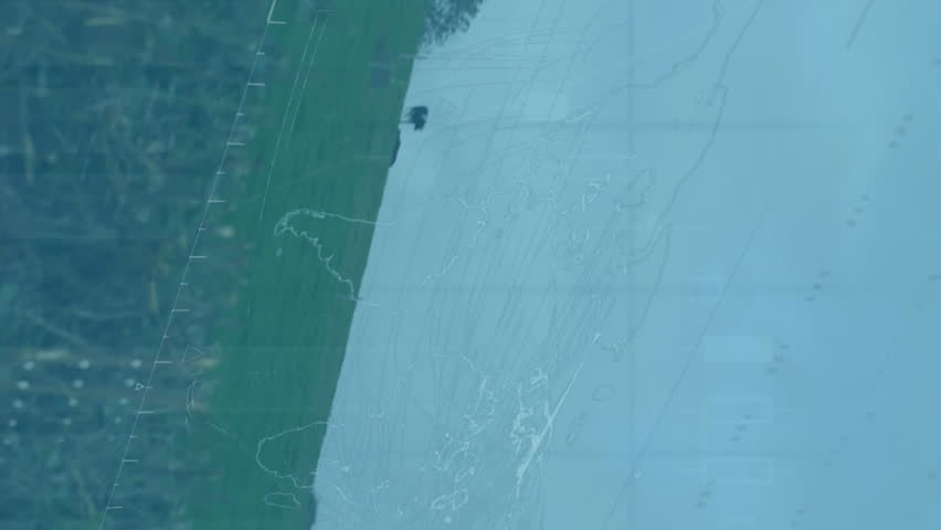 Animation of financial data processing over wind turbine. Global sustainability, wind energy, business, finances, computing and data processing concept digitally generated video. - Powered by Shutterstock - Get 15% off with code: PIKWIZARD15