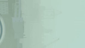 Animation of multiple security padlock icons floating against aerial view of cityscape. Cyber security and business technology concept - Powered by Shutterstock - Get 15% off with code: PIKWIZARD15