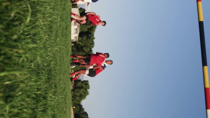 Animation of digital data processing over diverse rugby players on field. Global sports, social media, connections, computing and data processing concept digitally generated video. - Powered by Shutterstock - Get 15% off with code: PIKWIZARD15