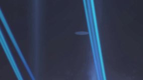 Animation of network of connections with icons on black background. Global business and digital interface concept digitally generated video. - Powered by Shutterstock - Get 15% off with code: PIKWIZARD15