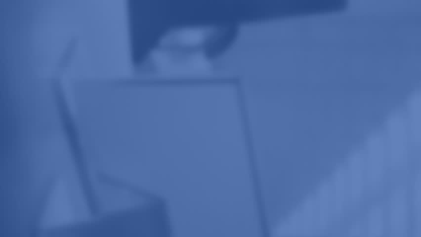 Animation of data processing over computer in empty office. Global business and digital interface concept digitally generated video. - Powered by Shutterstock - Get 15% off with code: PIKWIZARD15