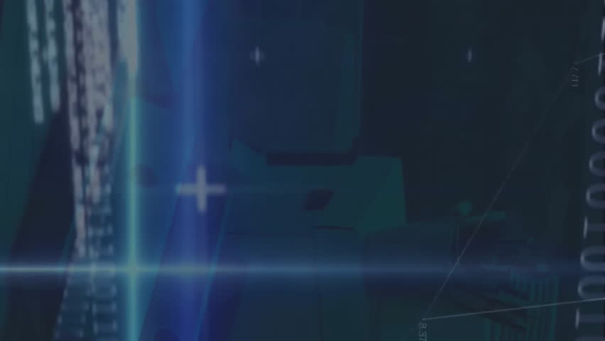 Animation of financial data processing over binary coding. Global finance, business, connections, computing and data processing concept digitally generated video. - Powered by Shutterstock - Get 15% off with code: PIKWIZARD15