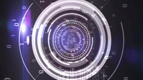 Animation of binary coding, digital data processing and scope scanning. Global connections, computing and data processing concept digitally generated video. - Powered by Shutterstock - Get 15% off with code: PIKWIZARD15