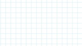 Grid paper background with red margin line and blue squares animation. Stationery, office supplies, notebook, school, design, pattern - Powered by Shutterstock - Get 15% off with code: PIKWIZARD15