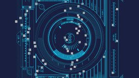 Animation of futuristic digital interface processing data with graphs and charts. Technology, virtual, analytics, visualization, innovation, network - Powered by Shutterstock - Get 15% off with code: PIKWIZARD15