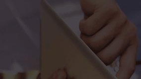 Doctor using tablet with data processing and analytics charts overlay animation. Healthcare, technology, innovation, digital, research, medical - Powered by Shutterstock - Get 15% off with code: PIKWIZARD15