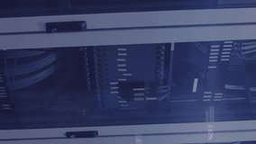 Animation of statistics and data processing over computer servers. Global finance, business, connections, computing and data processing concept digitally generated video. - Powered by Shutterstock - Get 15% off with code: PIKWIZARD15