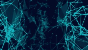 Animation of moving shapes and dna strands on black background. retro future and abstract background concept digitally generated video. - Powered by Shutterstock - Get 15% off with code: PIKWIZARD15