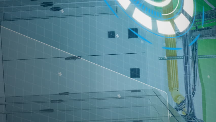 Animation of 5g text, scopes scanning and data processing over servers. Global connections, data processing and digital interface concept digitally generated video. - Powered by Shutterstock - Get 15% off with code: PIKWIZARD15