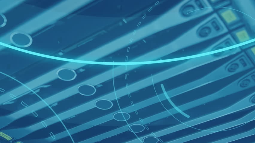 Animation of 5g text, scopes scanning and data processing over servers. Global connections, data processing and digital interface concept digitally generated video. - Powered by Shutterstock - Get 15% off with code: PIKWIZARD15