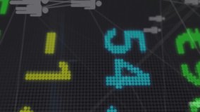 Stock market data and figures animation over silhouettes of people networking. Finance, economy, investment, business, technology, stocks - Powered by Shutterstock - Get 15% off with code: PIKWIZARD15