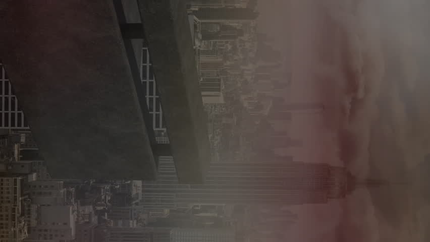 Displaying animation of bar chart over cityscape with cloudy sky. Data, analytics, statistics, finance, technology, urban - Powered by Shutterstock - Get 15% off with code: PIKWIZARD15