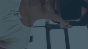 Animation of human brain spinning and data processing over businesswoman wearing vr headset. business, science, connection, technology and digital interface concept digitally generated video. - Powered by Shutterstock - Get 15% off with code: PIKWIZARD15