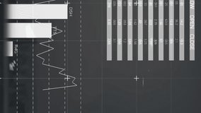 Animation of white infographic interface over modern cityscape against sky. Digital composite, multiple exposure, report, business, growth, progress, global, buildings and architecture concept. - Powered by Shutterstock - Get 15% off with code: PIKWIZARD15