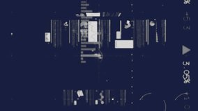 Animation of stock market and spots over diagrams and data processing. Global technology and digital interface concept digitally generated video. - Powered by Shutterstock - Get 15% off with code: PIKWIZARD15