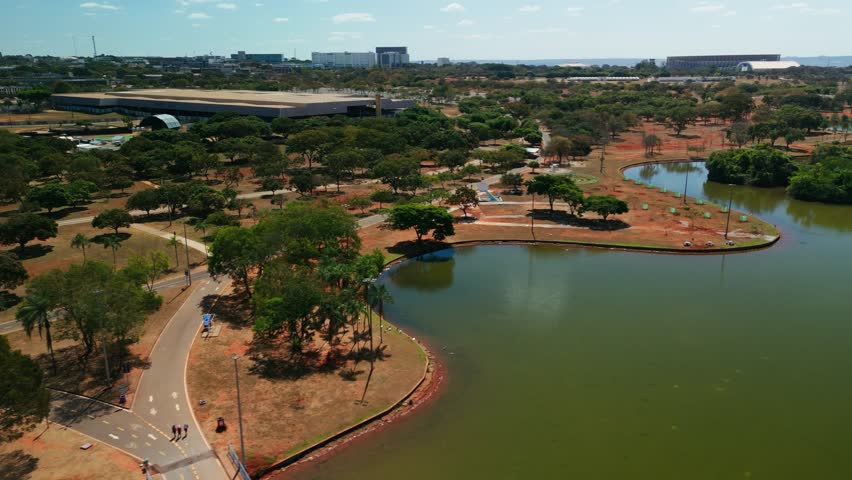 City Park in Brasília, Brazil. The largest urban park in South America.